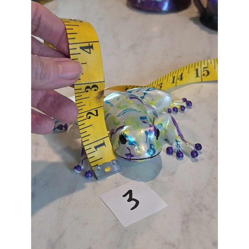 Glossy Frog Figurine Decorative  Resin,  Frog Figurines  Handmade